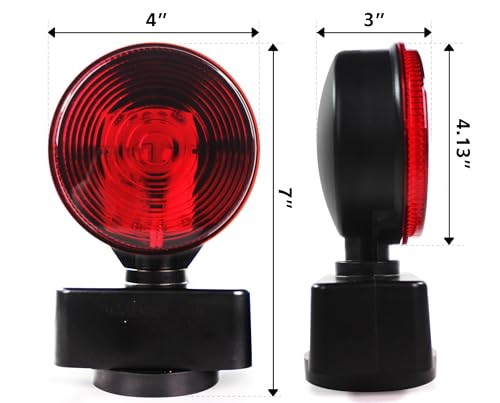 MAXXHAUL Magnetic LED Trailer Light Kit for Trucks, RVs & More