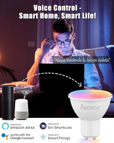 6-Pack Smart Color-Changing LED Bulbs for Alexa